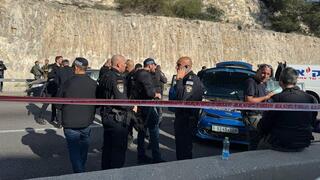 זירת הפיגוע סמוך למעלה אדומים