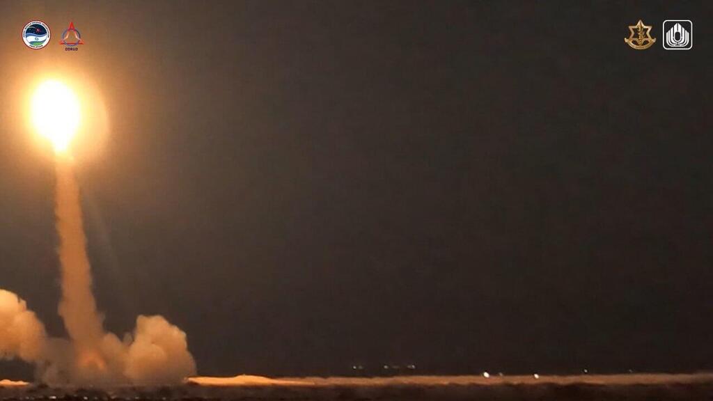 Arrow anti-ballistic missile system (Photo: Defense Ministry) תיעוד מיירוט מערכת חץ