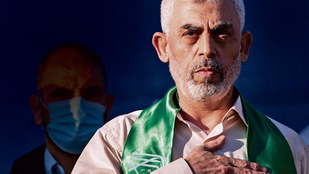 Hamas leader Yahya Sinwar (Photo: John Minchillo, AP) יחיא סינוואר