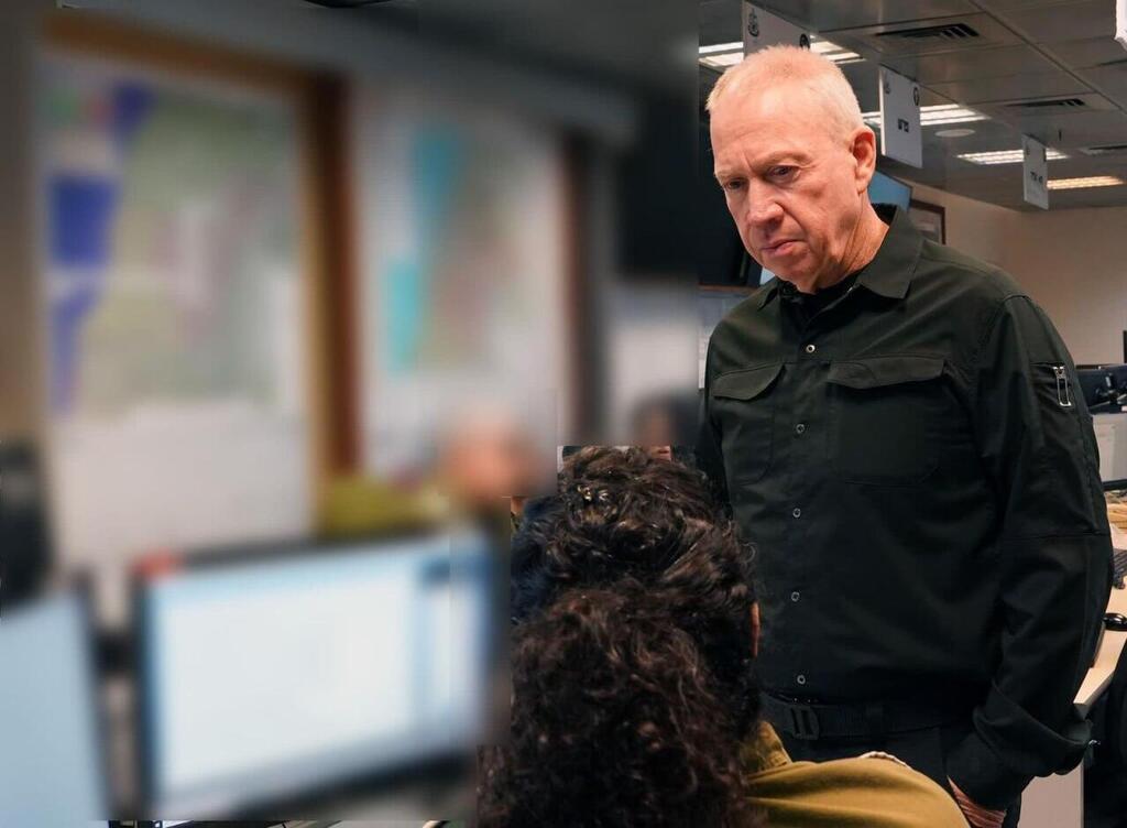 שר הביטחון יואב גלנט בהערכת מצב מבצעית בבסיס פיקוד הצפון (צילום: אריאל חרמוני, משרד הביטחון) שר הביטחון יואב גלנט בהערכת מצב מבצעית בבסיס פיקוד הצפון