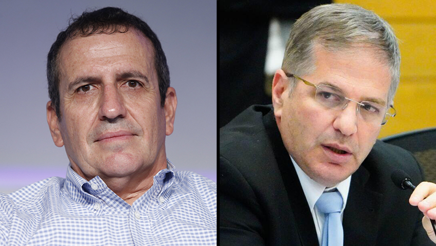 קיש והיזם איל וולדמן. בשנה הבאה? (צילום: שלו שלום, עמית שעל) יואב קיש, איל ולדמן
