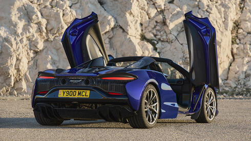 With winter's end, McLaren introduces a new hybrid convertible