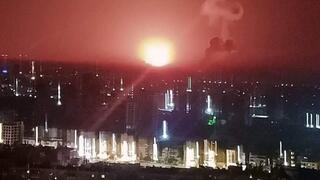 תיעוד ערבי מהתקיפות בדמשק, סוריה