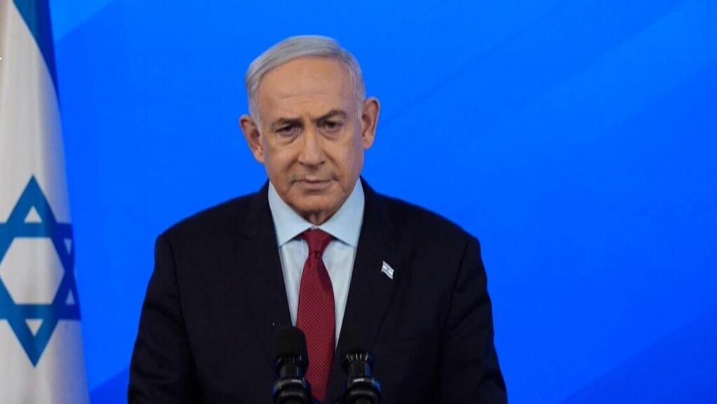 נתניהו במסיבת העיתונאים על חוק הגיוס (צילום: לע"מ) ראש הממשלה בנימין ביבי נתניהו בהצהרה