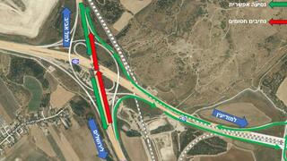 חסימה במחלף ענבה