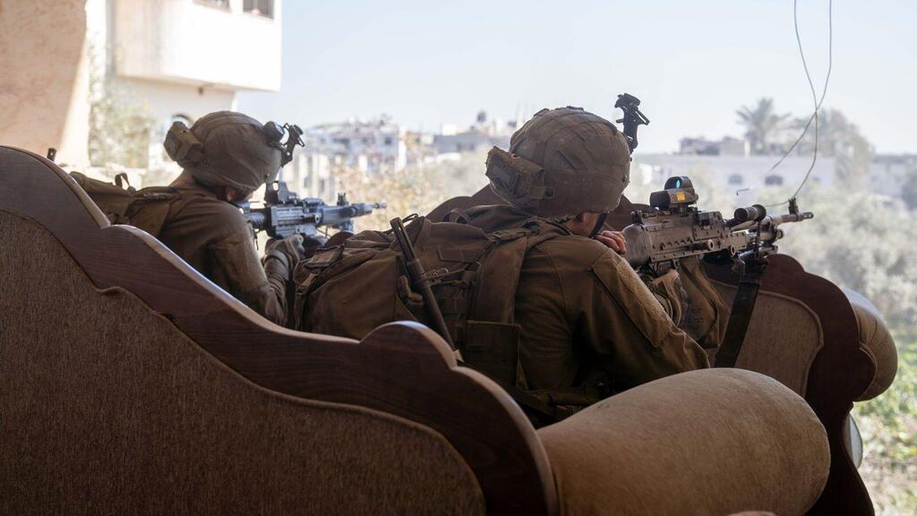 IDF forces in Gaza (Photo: IDF Spokesperson's Unit) תיעוד מתקיפות כוחות צה"ל ברצועת עזה