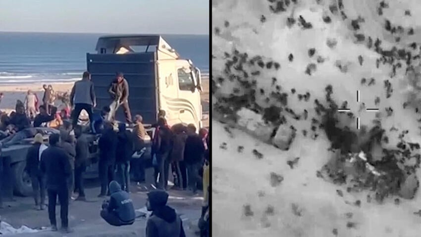 באו"ם דורשים מישראל בדיקה מהירה. דיווח: זה היה חלק ממבצע משותף לישראל ואנשי עסקים עזתים (צילום: דובר צה"ל, רויטרס) באו"ם דורשים מישראל בדיקה מהירה. דיווח: זה היה חלק ממבצע משותף לישראל ואנשי עסקים עזתים