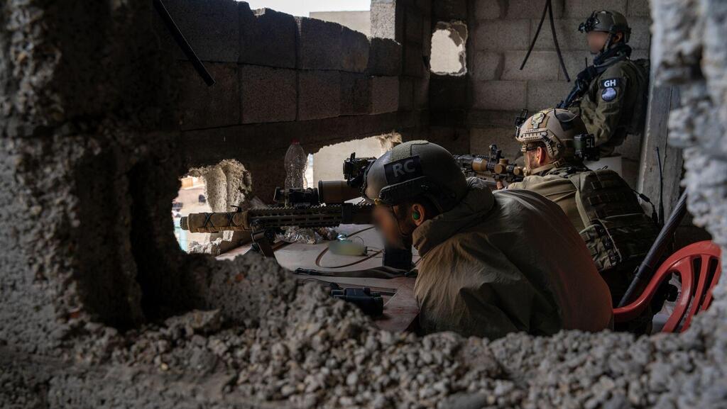 IDF forces during assault on Khan Younis Hemed neighborhood (Photo: IDF) תיעוד מפעילות כוחות צה"ל ברצועת עזה