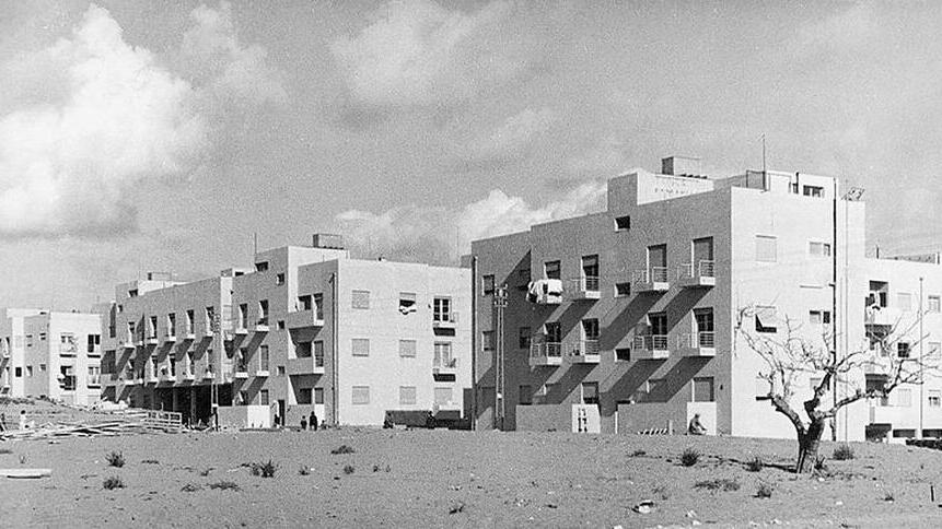 מעונות עובדים ברחוב פרישמן, תל־אביב, 1930 yk13825145
