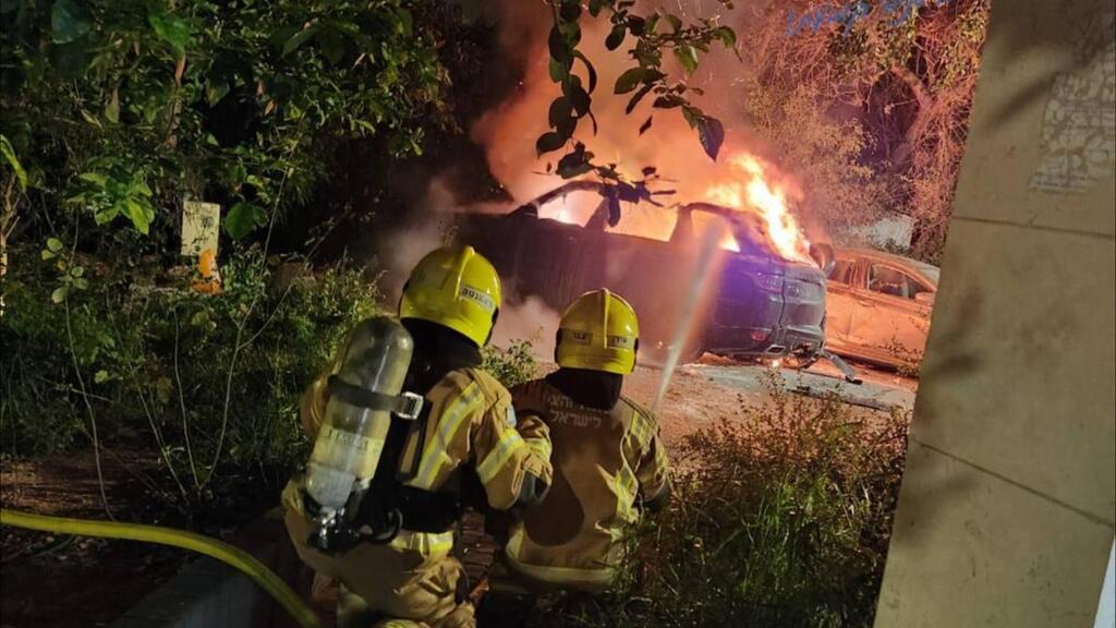 זירת פיצוץ המטען בצפון תל אביב בחודש שעבר (צילום: הצלה) זירת הפיצוץ בתל אביב