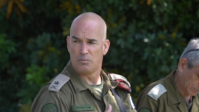 "מחזקים את המוכנות ליציאה למתקפה בלבנון". מפקד פיקוד הצפון האלוף אורי גורדין (צילום: דובר צה"ל) תיעוד מפגישת מפקד פיקוד הצפון האלוף אורי גורדין עם רכזי הביטחון של יישובו המועצות האזוריות מטה אשר ומעלה יוסף