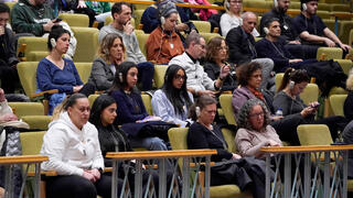משפחות החטופים במועצת הביטחון של האו"ם