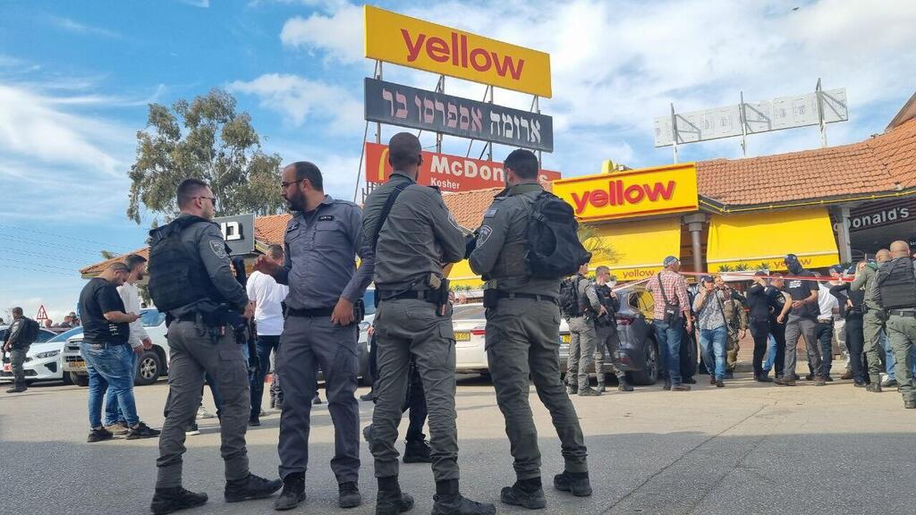 זירת פיגוע הדקירה בצומת בית קמה