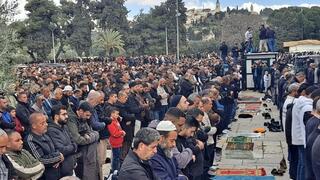 עומס בהר הבית לכבוד הרמדאן