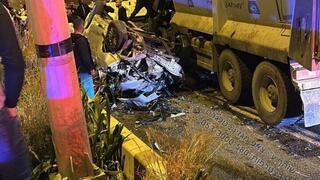 זירת תאונת הדרכים בכביש 6 בסמוך למחלף אייל זירת תאונת הדרכים בכביש 6 בסמוך למחלף אייל