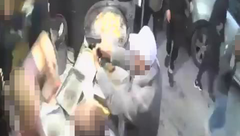 תיעוד: מסתערבים עוצרים מבוקש בדוכן פלאפל  במחנה דהיישה שבבית לחם