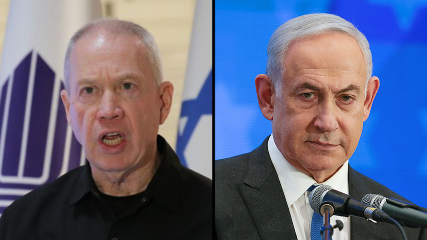 בנימין נתניהו, יואב גלנט
