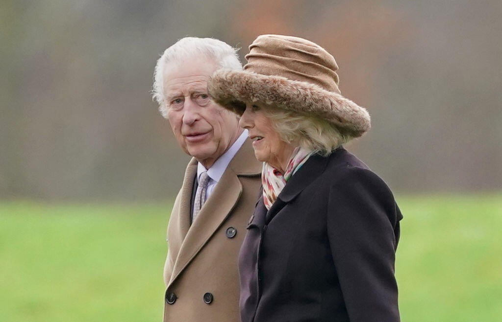 Camilla and Charles (Photo: Joe Giddens/PA Images via Getty Images) המלך צ'רלס קמילה