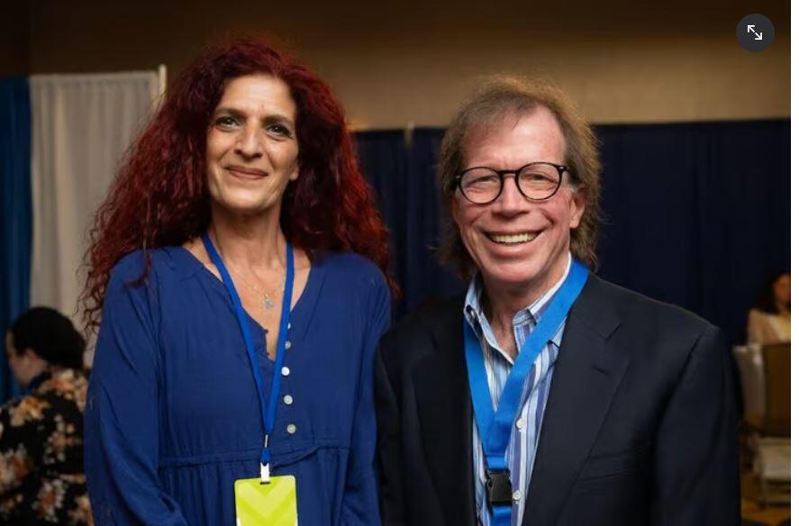 Dr. Joseph Bruner and wife Yafa (Photo: Shahar Azran ) Dr. Joseph Bruner and wife Yafa