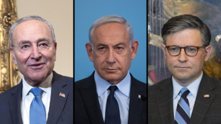 מייק ג'ונסון, בנימין נתניהו, צ'אק שומר