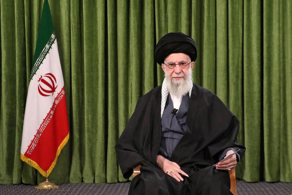 Iranian Supreme Leader Ayatollah Ali Khamenei (Photo: AFP / HO / KHAMENEI.IR) המנהיג העליון של איראן עלי חמינאי נאום ברכה ל נורוז