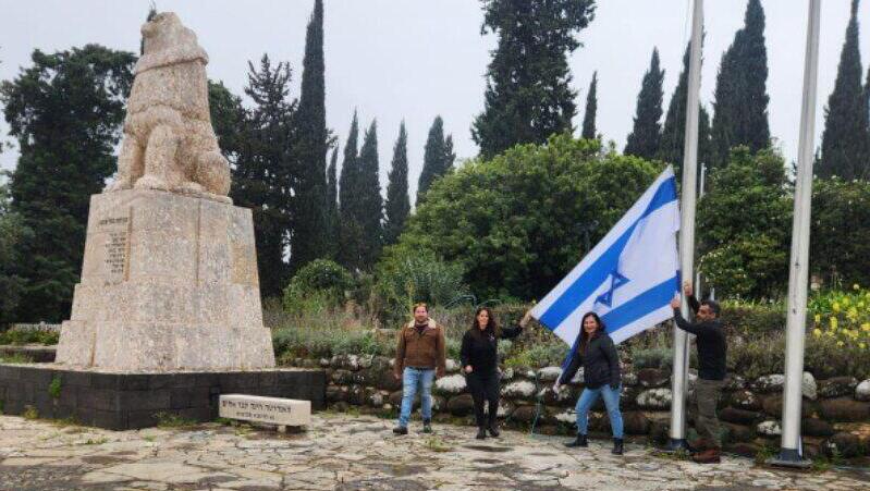 בטקס ישתתפו נציגים ממשפחות נופלי תל חי. אנדרטת האריה השואג (צילום: יואל פלדמן) חברי לובי 1701 וקיבוץ כפר גלעדי