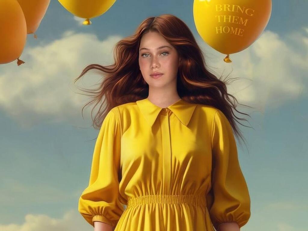 העדיפה לא להתחפש השנה ולקרוא לשחרור החטופים. מישל, בתה של ניקול ראידמן (צילום: אינסטגרם) פורים 2024