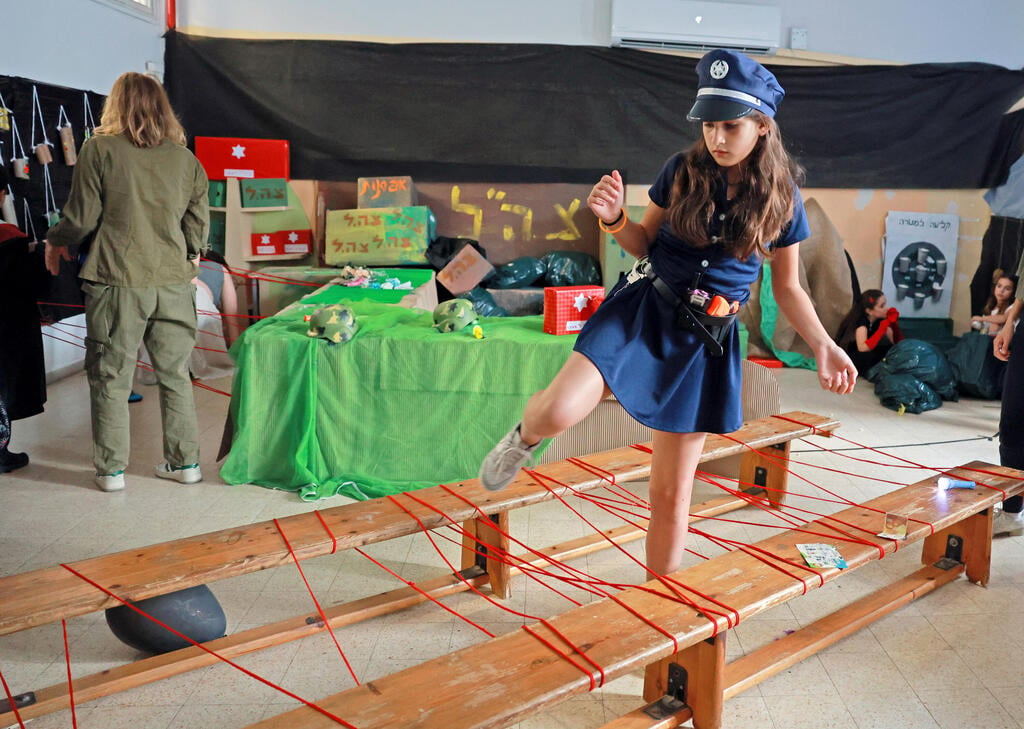 צילום: דנה קופל פורים בבית הספר גורדון בתל אביב
