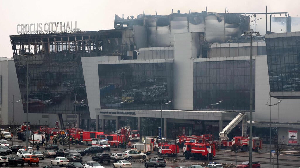 Islamic State terror attack in Russia (Photo: AFP) זירת הפיגוע ברוסיה