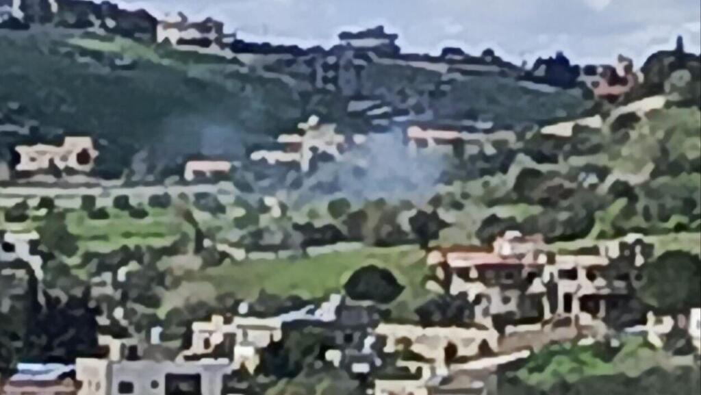 An IDF drone strike on South Lebanon תקיפת כטב"מ ישראלי בדרום לבנון