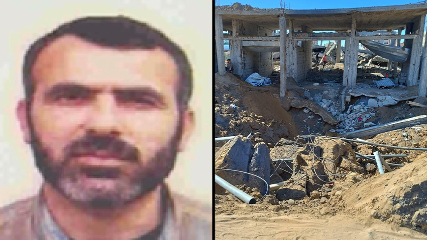 The killing of Marwan Issa in Gaza (Photo: IDF Spokesperson's unit) תקיפה במחנה נוסייראת בניסיון לחסל את מרואן עיסא