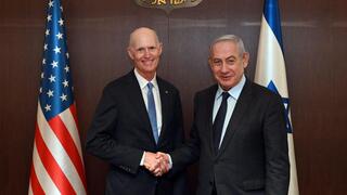 ראש הממשלה נתניהו בפגישתו עם הסנטור ריק סקוט