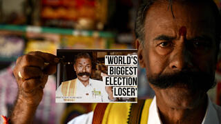 הודו מועמד שהפסיד 238 פעמים ב בחירות