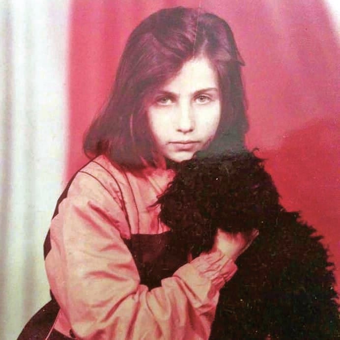 מרינה בילדותה (צילום: אלבום פרטי) מרינה קיגל