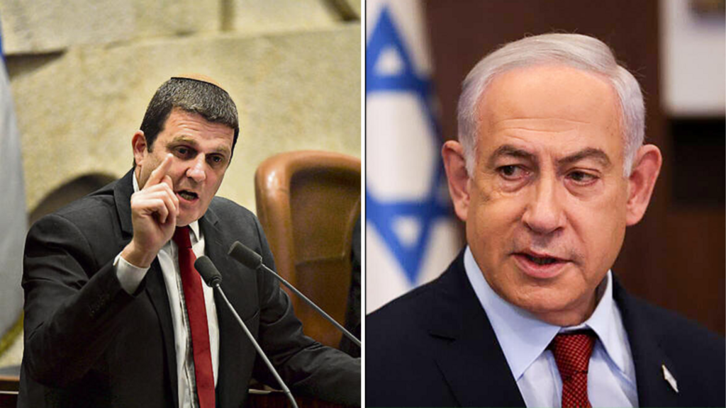 ניצחון מוחלט? ראש הממשלה וח"כ הלוי (צילום: יונתן זינדל, יואב דודקביץ) בנימין נתניהו ועמית הלוי