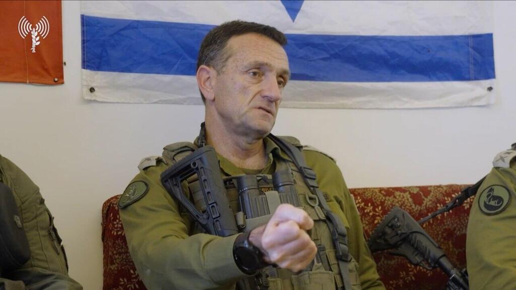 הרמטכ״ל הרצי הלוי. "כולם ילכו הביתה, אבל קודם כל - נתניהו"
(צילום: דובר צה"ל ) דברי הרמטכ״ל