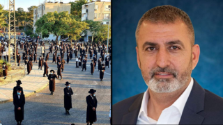אלידור כהן והפגנת חרדים בערד