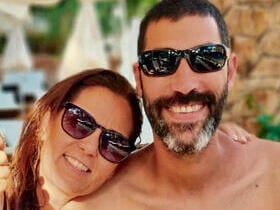 יעל ותמיר. "מה זה אומר? שהבן שלי יהיה גולדין ושאול? זה נורא מפחיד" (באדיבות המשפחה) yk13870466