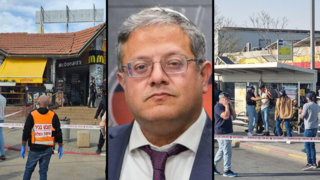 זירת הפיגוע בתחנה המרכזית בבאר שבע, איתמר בן גביר, זירת פיגוע הדקירה בצומת בית קמה