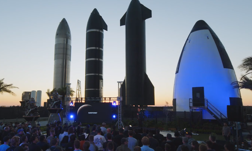האירוע של ספייס אקס בטקסס (מקור: SpaceX) האירוע של ספייס אקס בטקסס