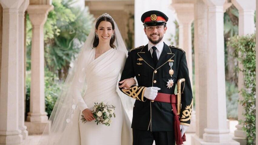 Prince Hussein bin Abdullah and his wife, Princess Rajwa Khalid Al-Saif ירדן ה נסיך חוסיין בן עבדאללה ו אשתו רג'ווה מצפים ל ילד