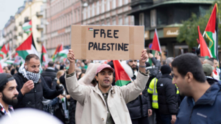 Anti-Israel protest in Malmo 