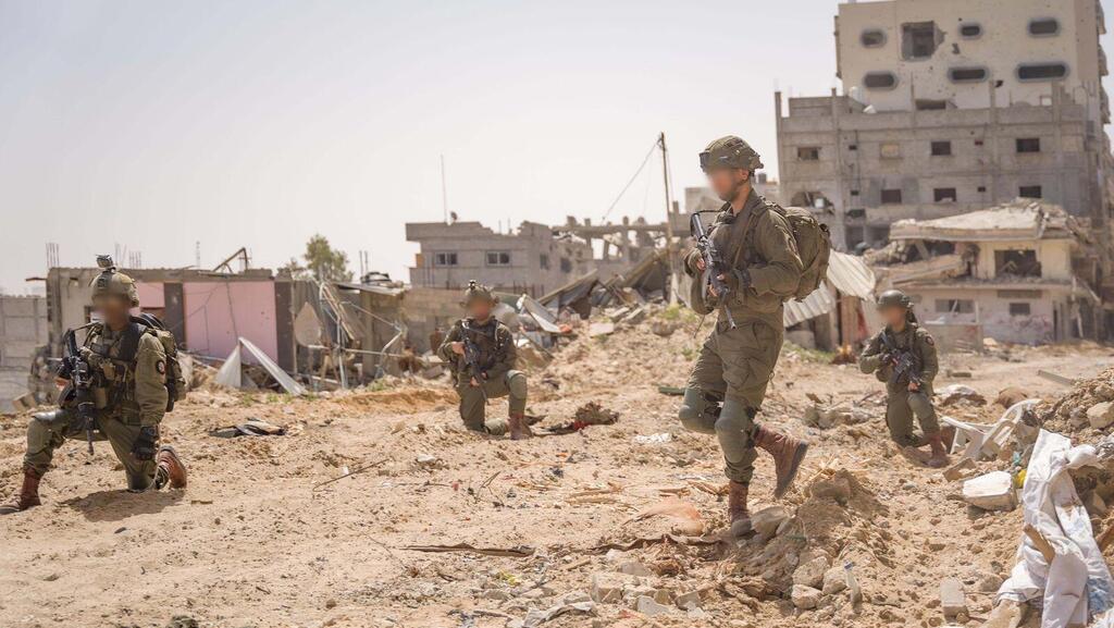 IDF forces in the Gaza Strip (Photo: IDF Spokesperson's Unit) תיעוד מפעילות חטיבת הנח"ל במרכז הרצועה
