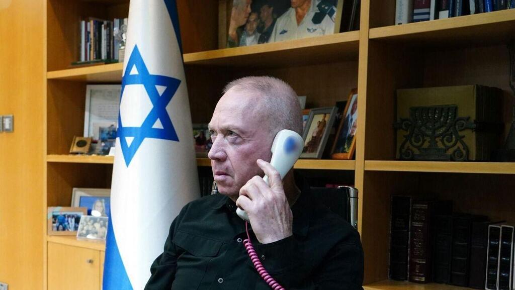 יואב גלנט. שוחח עם גורמים אמריקנים (צילום: אריאל חרמוני, משרד הביטחון) יואב גלנט