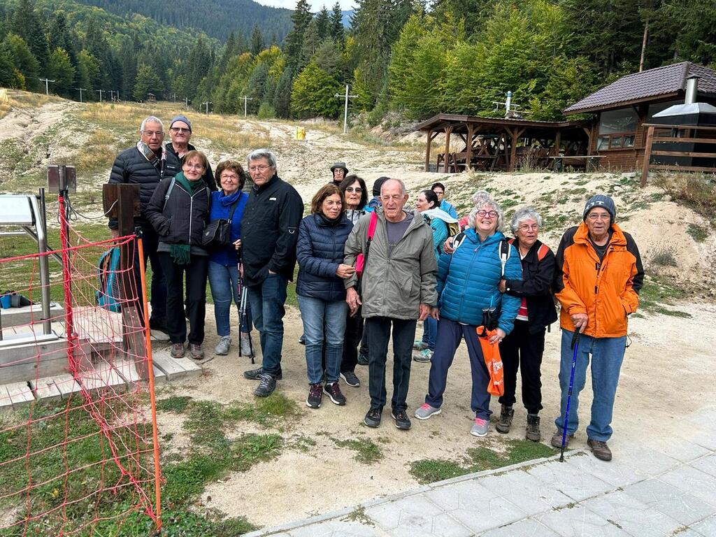 Kfar Aza's senior citizens were saved thanks to their trip (Photo: Varda Goldstein) ותיקי כפר עזה היו בטיול בבולגריה בזמן הטבח