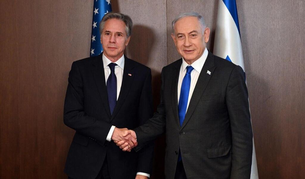 ראש הממשלה בנימין נתניהו נפגש עם אנתוני בלינקן מזכיר המדינה האמריקני