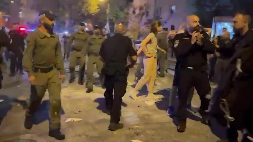 עימותים בין המשטרה למשפחות החטופים במצודת זאב