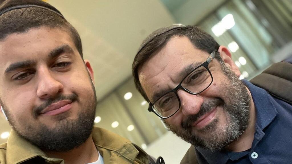 מישל לוגסי לצד בנו שמעון-חי ז"ל. "האחדות הייתה הדבר החשוב לו ביותר" משפחתו של שמעון יוחאי לוגסי ז"ל
