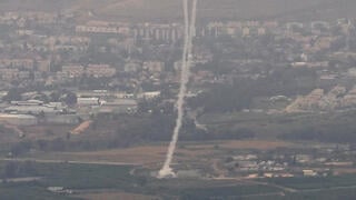יירוטים מעל קריית שמונה בעקבות מטחי טילים מלבנון