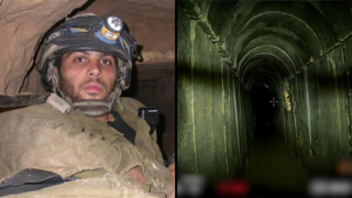 תיעוד מהשמדת מנהרת טרור ותוואי תת קרקע בבית חאנון